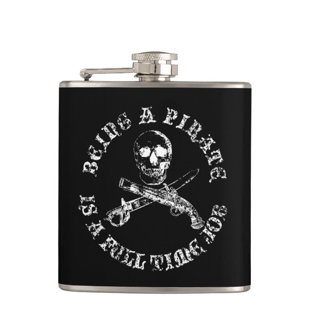 A Pirates Life fulltimeskullflask_7 Flachmann (Vorderseite)