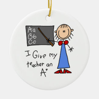 A plus Lehrer Keramik Ornament