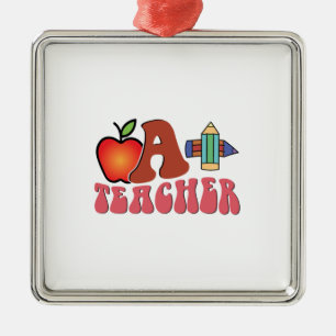A Plus Lehrer Ornament Aus Metall