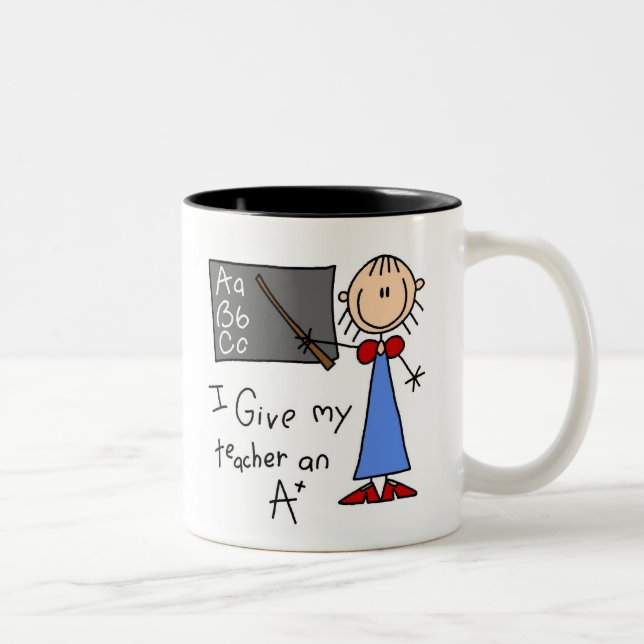 A plus Lehrer Zweifarbige Tasse (Rechts)