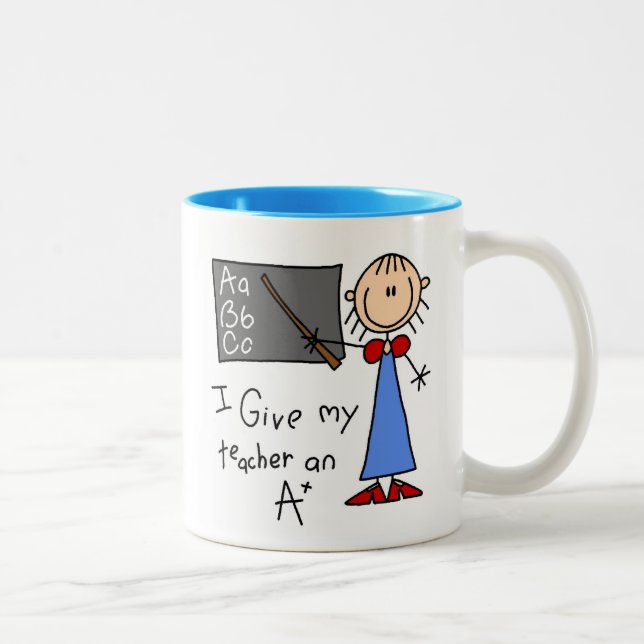 A plus Lehrer Zweifarbige Tasse (Rechts)