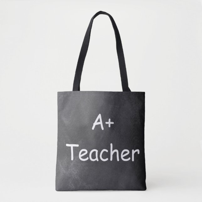 A Plus Teacher Chalkboard Design Geschenk Idee (Vorderseite)