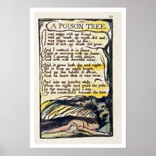 'A Poison Tree', Platte 50 (Bentley 49) von 'Songs Poster