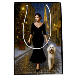 A poodle In Paris Holiday  Mittlere Geschenktüte