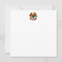 A POP ART STYLE THIEF DUCK Thank You Card Dankeskarte