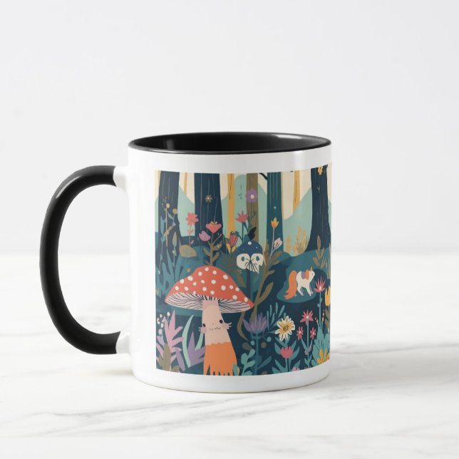 A psychedelic mug tasse (Links)