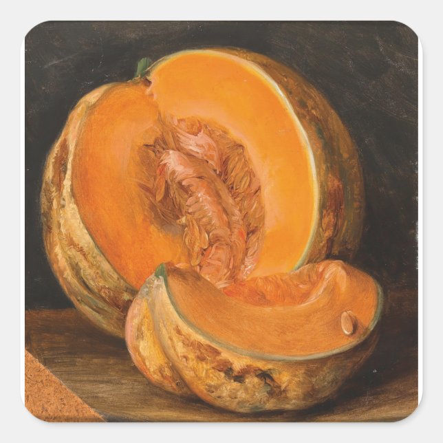A Pumpkin - Josef Navrátil Quadratischer Aufkleber (Vorderseite)