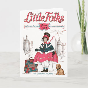 "A PUPPY LIEBE DAY" VINTAG VALENTINE GREETINE FEIERTAGSKARTE