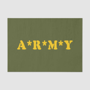 A*R*M*Y SEIDENPAPIER