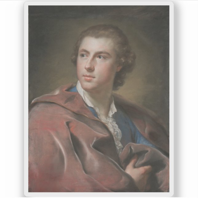 A.R. Mengs - Portrait von William Burton Conyngham Aufkleber (Vorderseite)