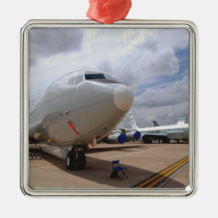 A RC-135V/W Rivet Joint Aviation Silbernes Ornament