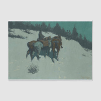 A Reconnaissance by Frederic Remington Seidenpapier