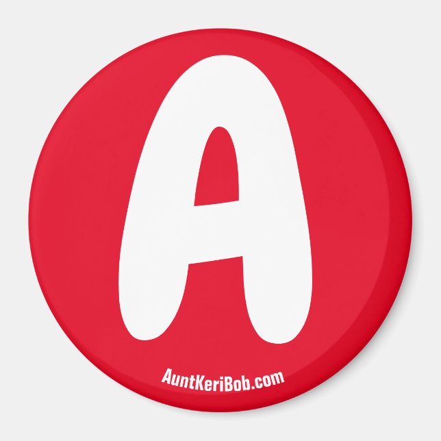 A Red Refrigerator Magnet (Vorne)