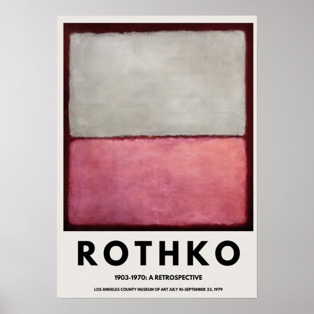 A Retrospective 1 Poster (Vorne)