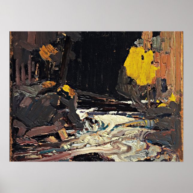 A River, schöne Kunst von Tom Thomson, Poster (Vorne)
