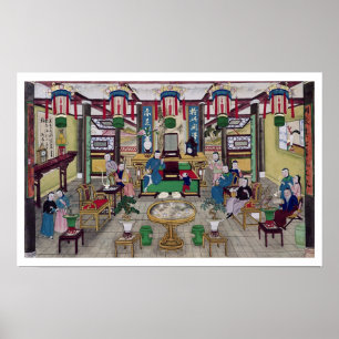 A Room in the House of Mr. Kong, a Peking Merchant Poster