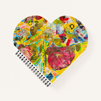 A Rose By Any Other Name heart-shaped notebook Notizbuch