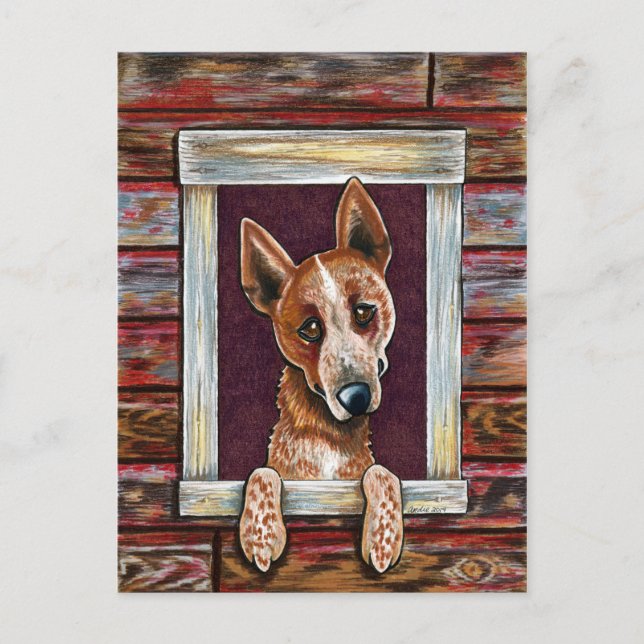 A Rosie Welcome Postkarte (Vorderseite)