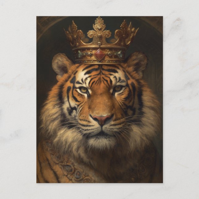 A Royal Tiger Postkarte (Vorderseite)