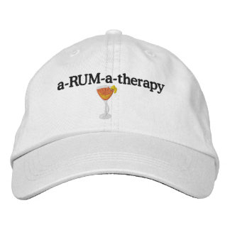 a-RUM-a-Therapie Orange Rum Blossom Cap Bestickte Baseballkappe