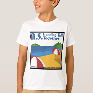 A.S. Stehendes hohes zusammen T-Shirt
