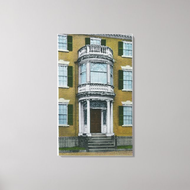 A Safford Porch, a Salem Doorway Leinwanddruck (Vorderseite)