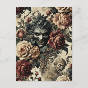 A Savage Sanctum - Gotisch Viktorianisch Feiertagspostkarte