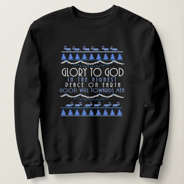 A Savior Christ The Lord Christmas Sweatshirt (Design vorne)