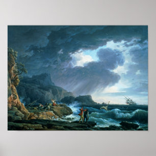 A Seastorm, 1752 Poster