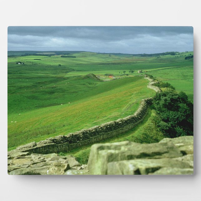 A Sektion of Hadrian's Wall, 2nd Century AD Fotoplatte (Vorderseite)