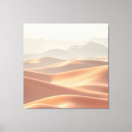 A Serene and Stunning Desert Landscape Featuring R Leinwanddruck