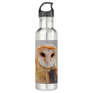 A Serene Barn Owl Edelstahlflasche