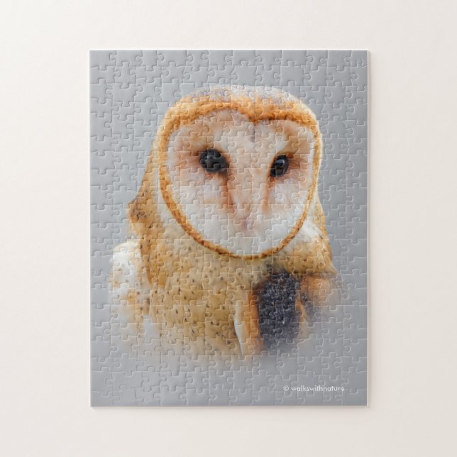 A Serene Barn Owl Puzzle (Vertikal)