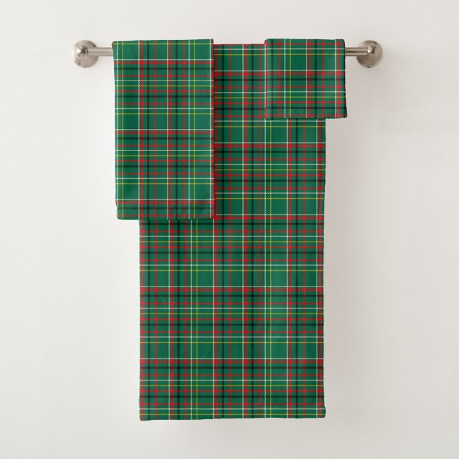 A set of three green plaid towels  (Von Creator hochgeladen)