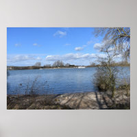 A Ship on the River, Rhein by Oppenheim, Deutschla