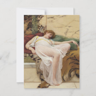 A Siesta John William Godward Kunst Postkarte