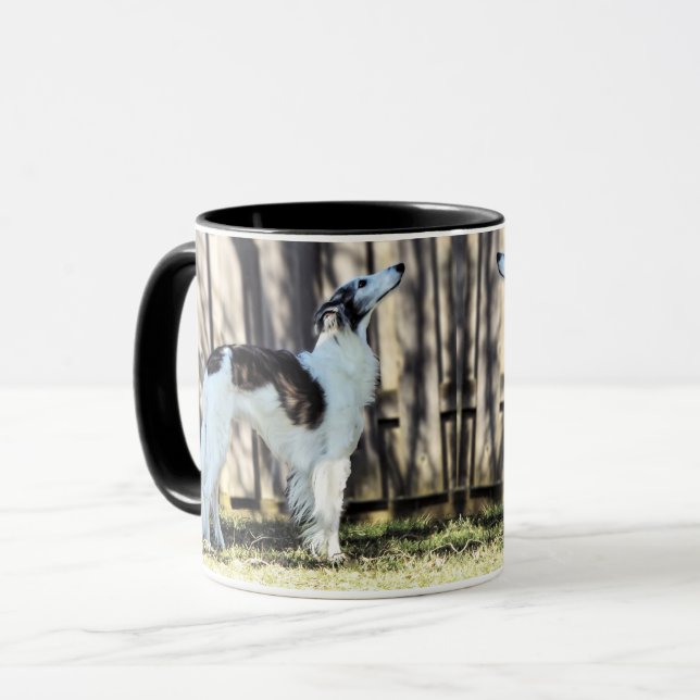 A Silken Windhound Tasse (Vorderseite Links)