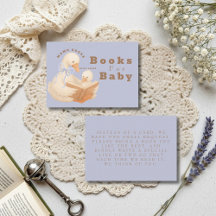 A Silly Goose Bücher für Baby Blue Baby Shower