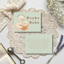 A Silly Goose Bücher für Baby Grün Baby Shower