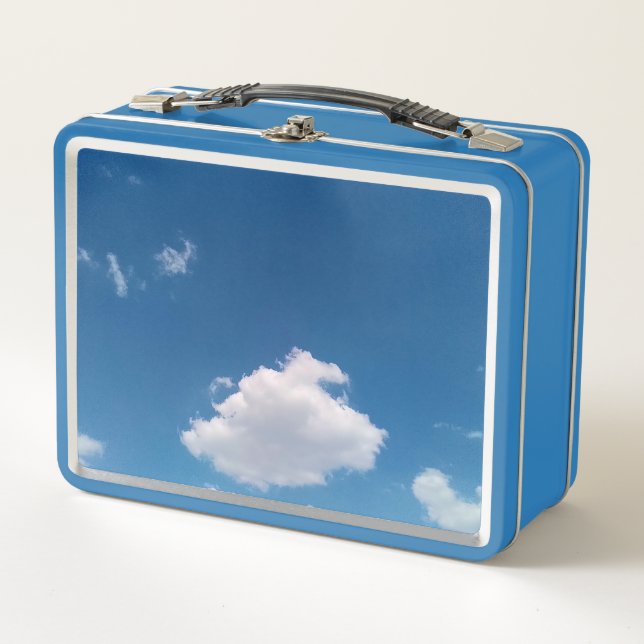 A simple cloud metall brotdose (Vorderseite)