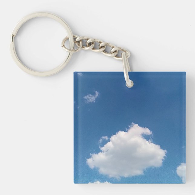 A simple cloud schlüsselanhänger (Vorderseite)