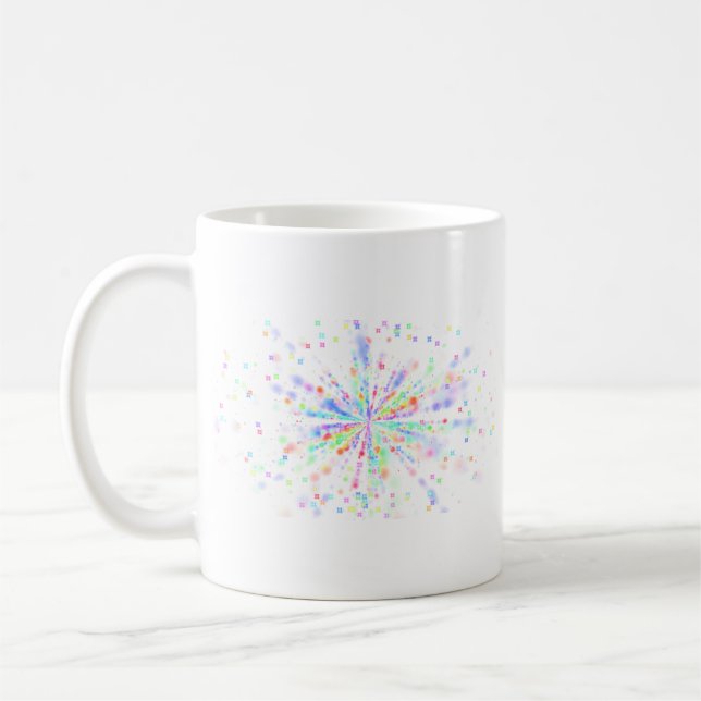  A Simple Elegant Floral Vine Pattern Kaffeetasse (Links)