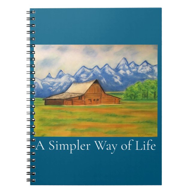 A Simpler Way of Life Classic Notebook Notizblock (Vorderseite)