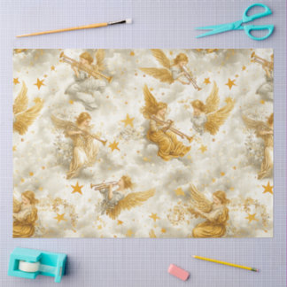 A Singing Angel Choir Series Design #14 Seidenpapier