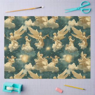 A Singing Angel Choir Series Design #16 Seidenpapier