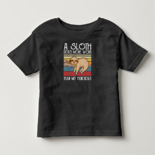 A Sloth Does More Work Than My Pancreas, Diabetes Kleinkind T-shirt