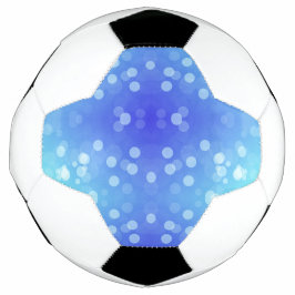 A soccer ball design featuring white and black 
