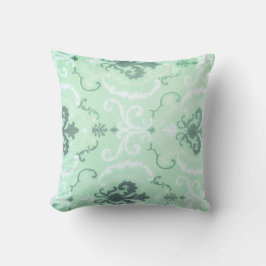 A soft pastel green Throw Pillow Kissen