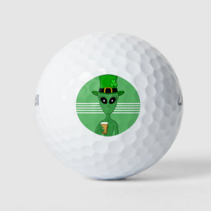 A St. Patrick's Alien Golfball