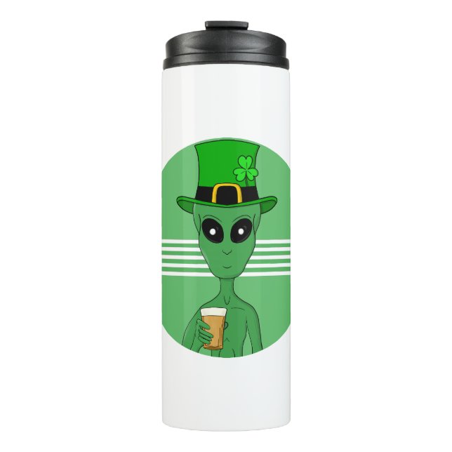 A St. Patrick's Alien Thermosbecher (Vorderseite)